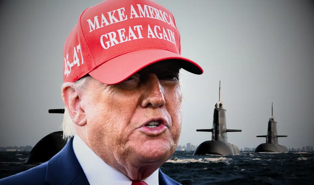 Trump ordena despliegue de dos submarinos nucleares cerca de Rusia