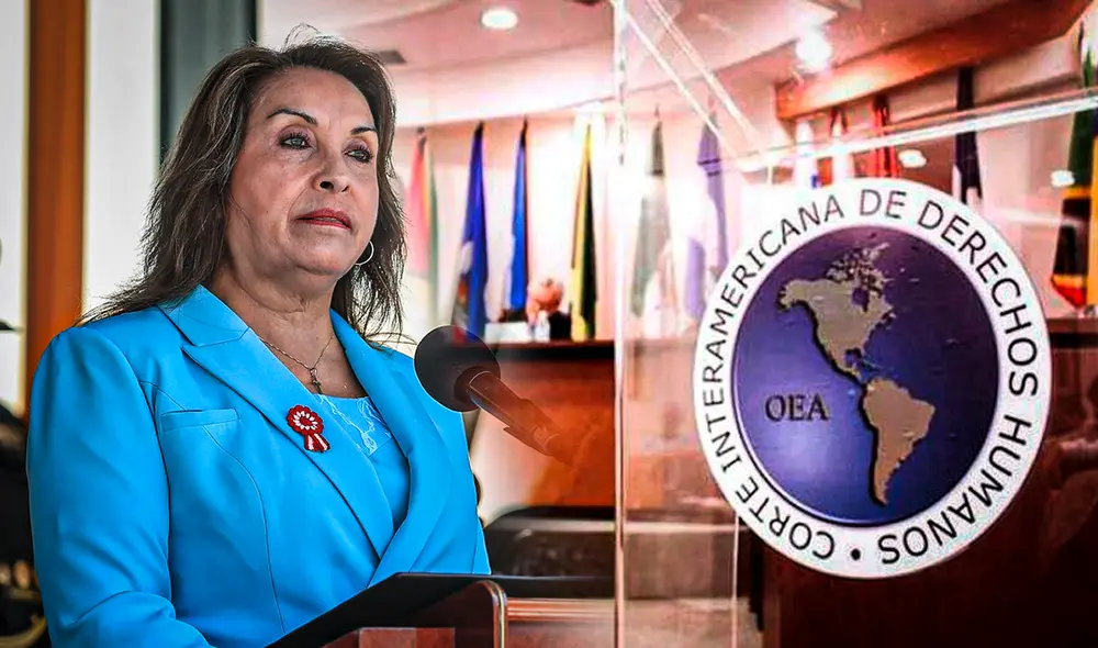 Dina Boluarte acudió a la Corte IDH en 2022. Foto: composición LR