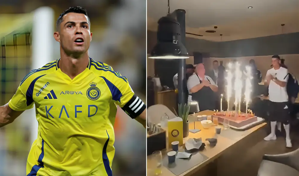 Cristiano Ronaldo tuvo un gesto especial con el encargado de la cocina de Al Nassr al sumarse a la celebración de su cumpleaños junto con el resto del equipo.