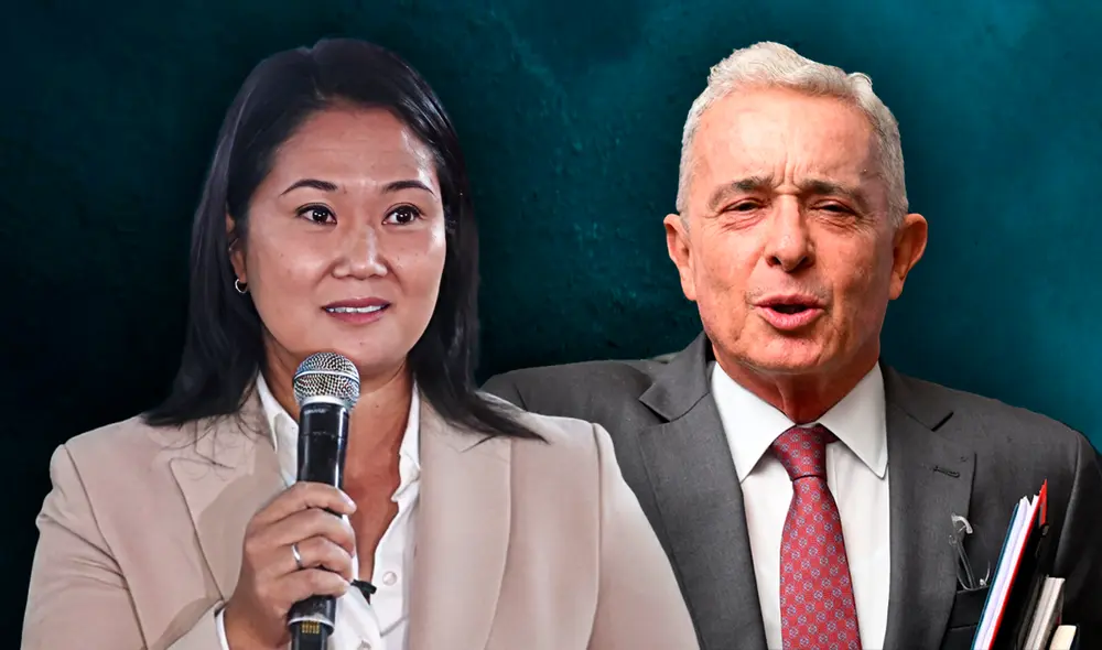 La lideresa fujimorista hizo público su apoyo al exmandatario colombiano sentenciado por corrupción | Composición: Ariana Espinoza / Foto: LR. La lideresa fujimorista hizo público su apoyo al exmandatario colombiano sentenciado por corrupción | Composición: Ariana Espinoza / Foto: LR.