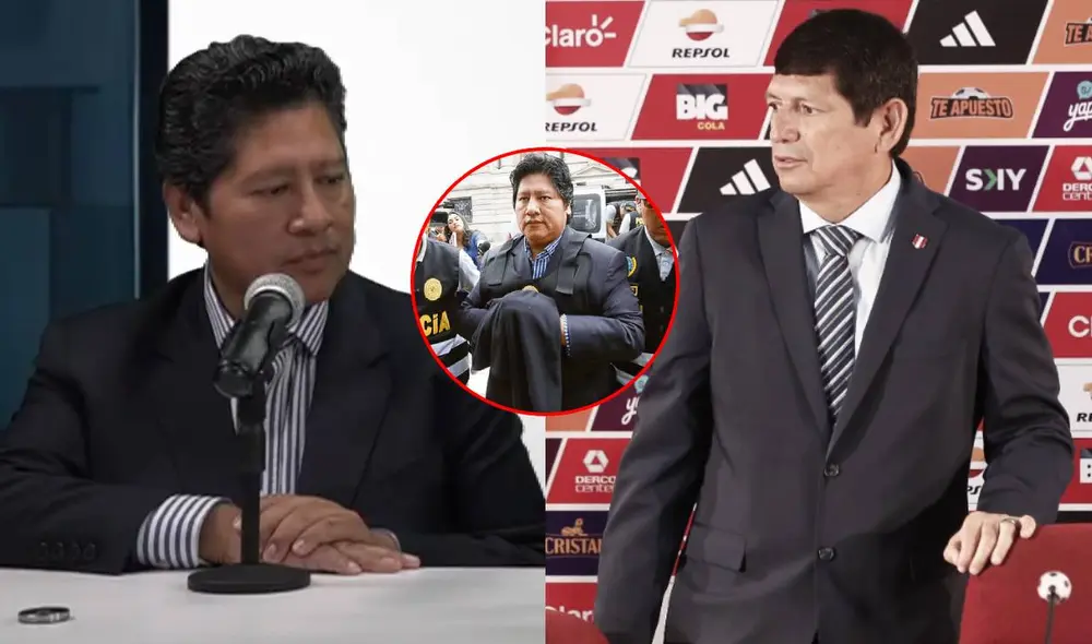 Edwin Oviedo fue presidente de la FPF desde el 2014 hasta el 2018. Foto: composición LR/captura de Full Deporte/La República