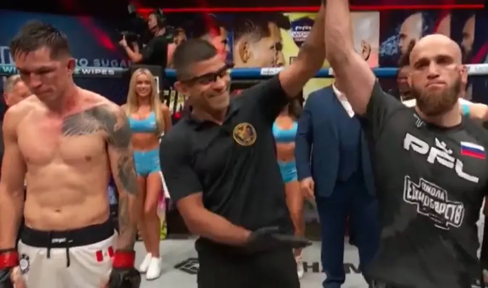 Jesús Pinedo iba por su segundo título mundial. Foto: captura de DAZN Jesús Pinedo iba por su segundo título mundial. Foto: captura de DAZN