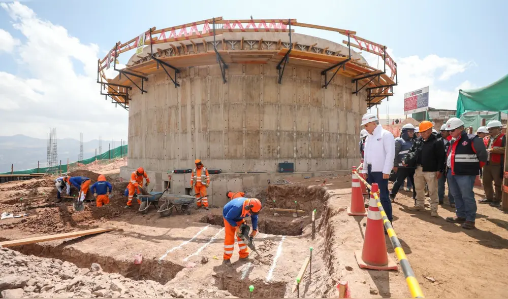 Las inversiones públicas y privadas en infraestructura aumentan. Foto: Agencia Andina