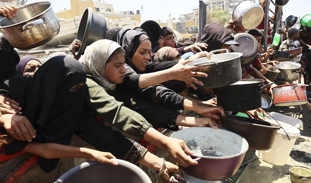 La Franja de Gaza se encuentra devastada tras los ataques del ejército israelí, con más de 60,000 palestinos fallecidos desde el 7 de octubre de 2023. Foto: AFP La Franja de Gaza se encuentra devastada tras los ataques del ejército israelí, con más de 60,000 palestinos fallecidos desde el 7 de octubre de 2023. Foto: AFP