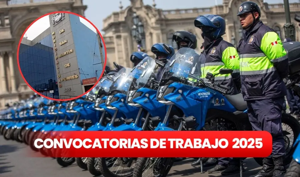Municipalidad de San Martin de Porres abre una convocatoria laboral para jóvenes con estudios secundarios y truncos.