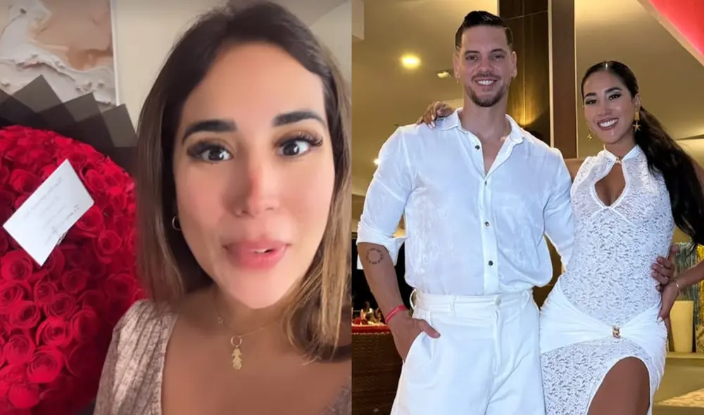 Melissa Paredes y Anthony Aranda celebran su primer año de casados. Foto: Composición LR/Difusión