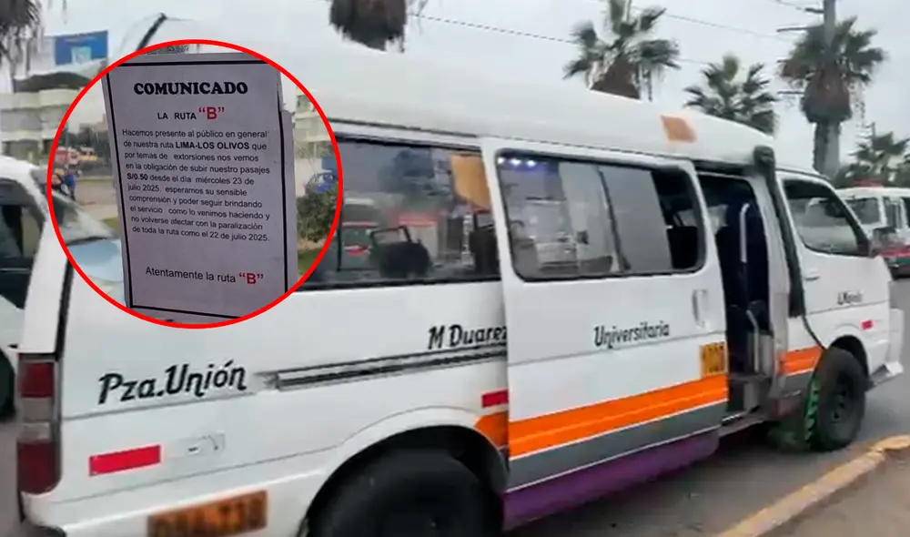 Los conductores de las combis aseguraron que se vieron obligados a subir el pasaje debido a las extorsiones. Foto: Composición LR/Marcia Chahua