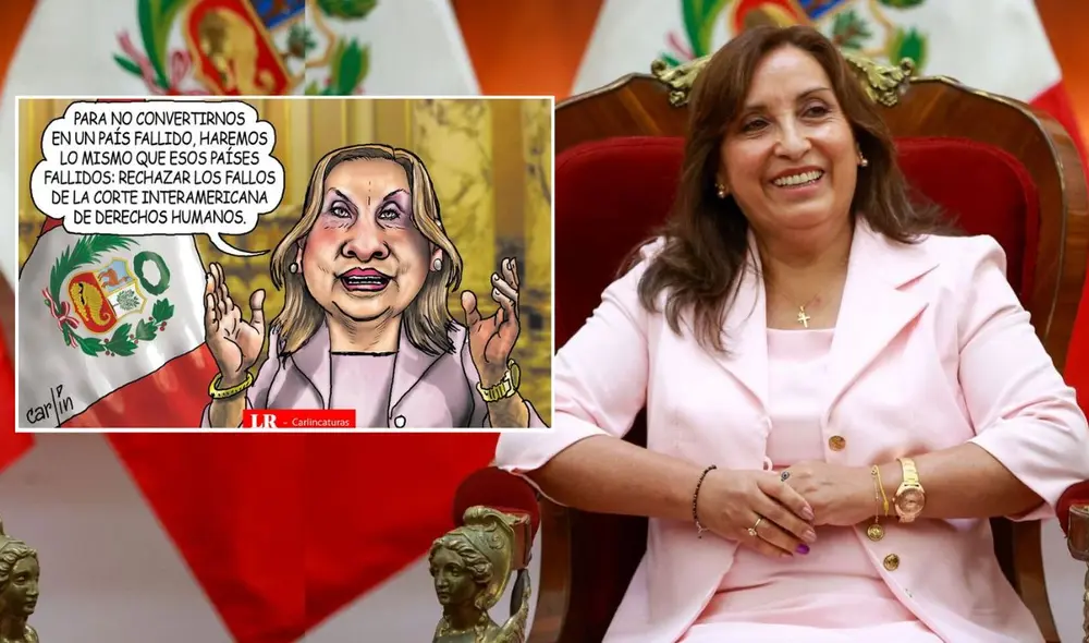 La jefa de Estado anunció la creación de una comisión para evaluar una posible salida de la CIDH. Foto: composición LR