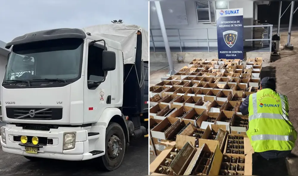 Un camión implicado de la MGP tiene de placa C4X-743. Foto: Composición LR