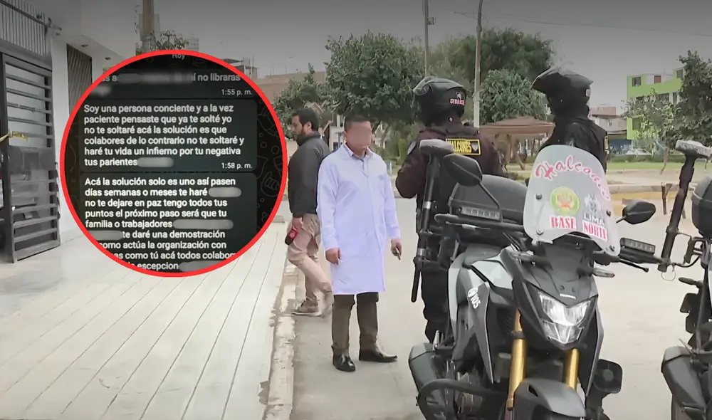 Delincuentes le envían mensajes amenazantes por WhatsApp, según médico empresario. Foto: Composición LR/América Noticias Delincuentes le envían mensajes amenazantes por WhatsApp, según médico empresario. Foto: Composición LR/América Noticias