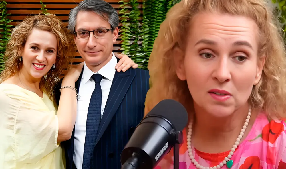 Katia Condos habló sobre su relación con Federico Salazar. Foto: Composición LR/Captura/YouTube