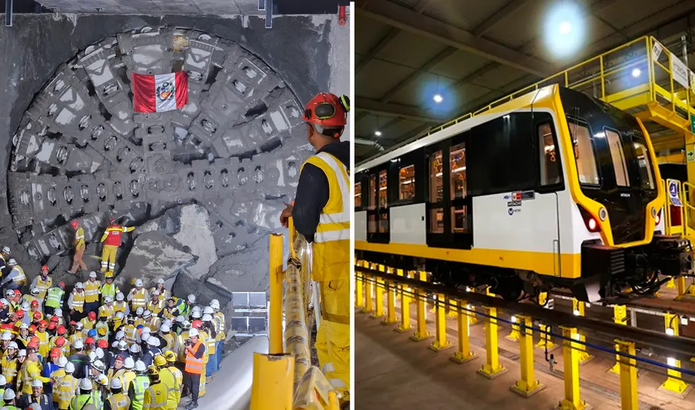 La tuneladora 'Delia' avanza hasta la estación La Alborada. Foto: Composición LR
