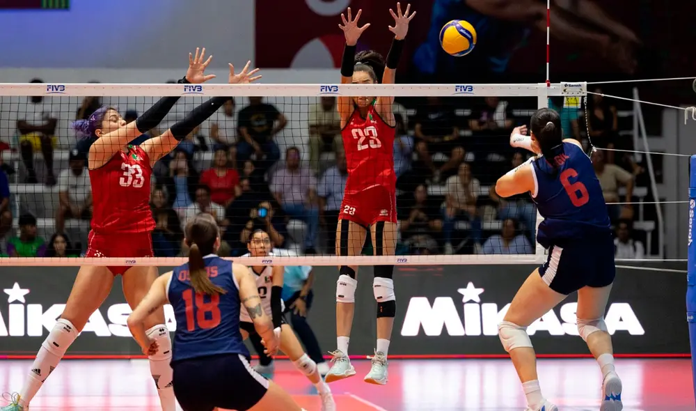 La selección peruana de vóley lidera el grupo A, con 7 puntos. Foto: FPV La selección peruana de vóley lidera el grupo A, con 7 puntos. Foto: FPV