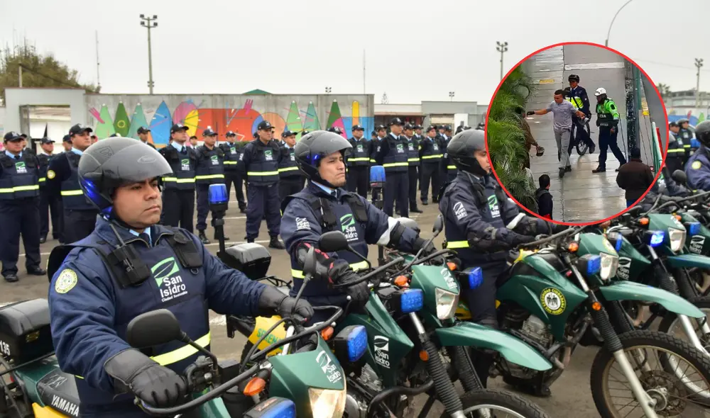 Serenazgos de San Isidro capturaron a presuntos delincuentes. Foto: Composición LR/ Archivo GLR/ Municipalidad de San isidro