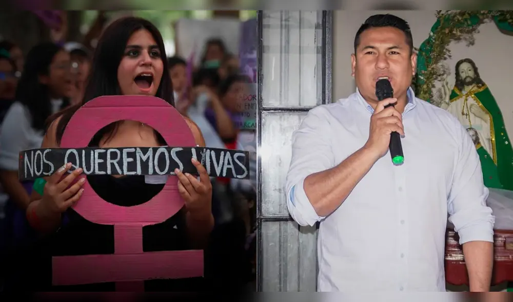 Diego Cadillo Crisóstomo, alcalde de Medio Mundo, fue detenido por la PNP tras agredir físicamente a la madre de su hija.