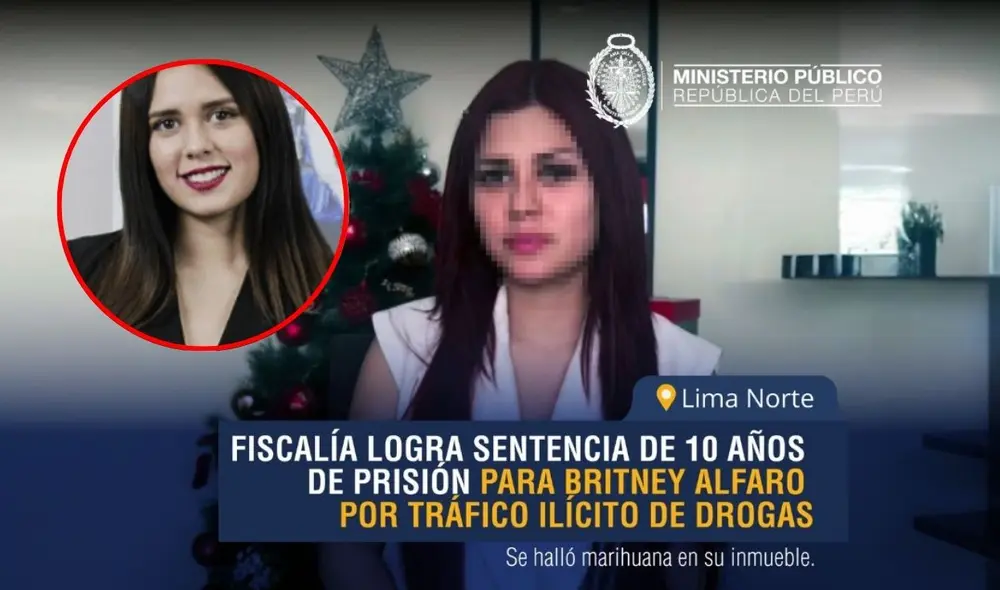 La Policía Nacional encontró drogas en el inmueble en donde vivía Britney Alfaro en el 2022. La Policía Nacional encontró drogas en el inmueble en donde vivía Britney Alfaro en el 2022.