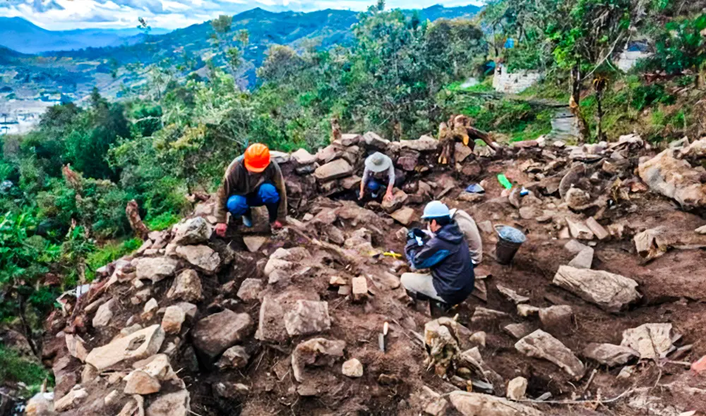 Arqueólogos peruanos realizaron trabajos en el sitio arqueológico Ollape. Foto: Gerson Cardoso/LR/Andina