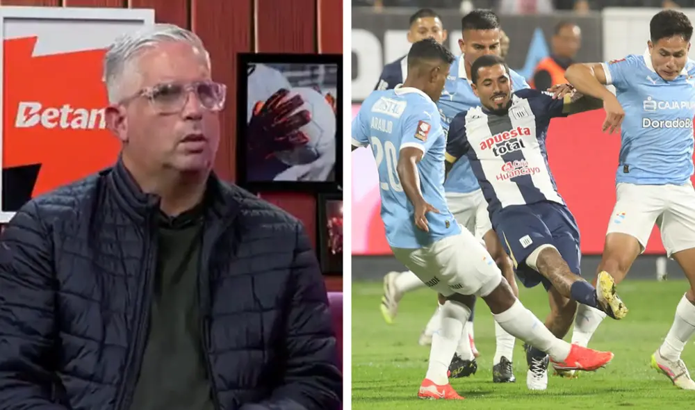 Diego Rebagliati resaltó a un jugador de Sporting Cristal tras 0-0 ante Alianza Lima. Foto: composición LR/captura de Al Ángulo