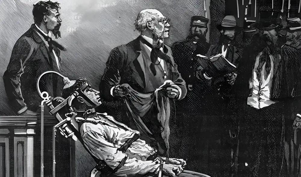 William Kemmler fue el primer hombre ejecutado en la silla eléctrica en EEUU.