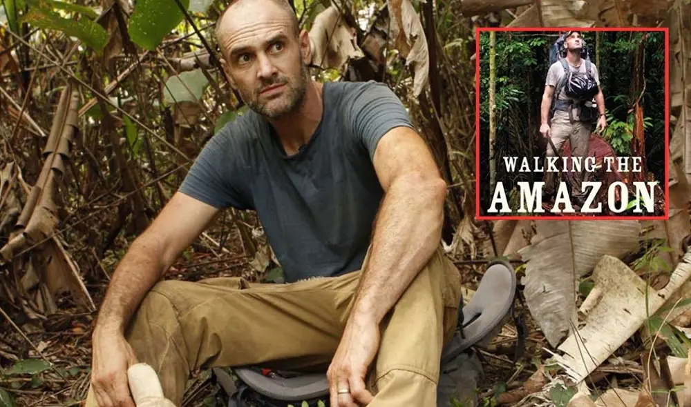 Ed Stafford se sumergió en la Amazonía peruana con su mochila y un machete.