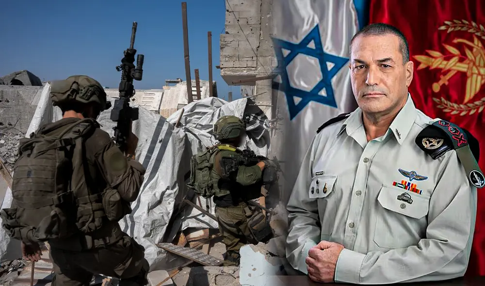 Eyal Zamir, jefe del Ejercito de Israel se pronuncia tras las declaraciones de Netanyahu en su plan de dominar la Franja de Gaza. Foto: Composición LR/X