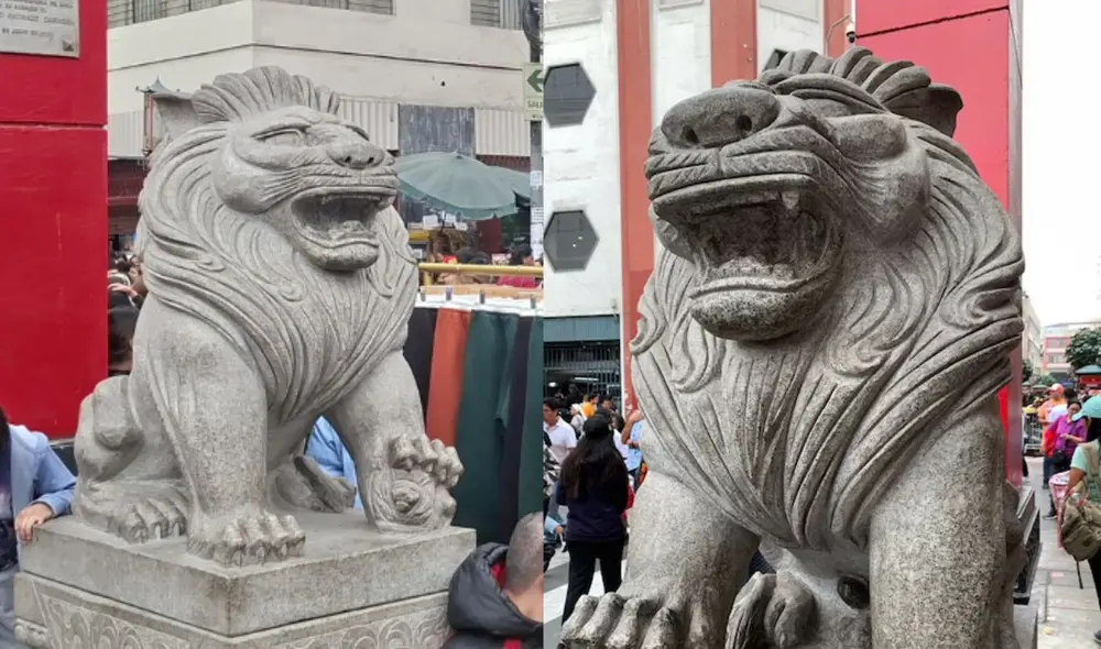 Los leones de la calle Capon simbolizan protección del lugar que resguardan.