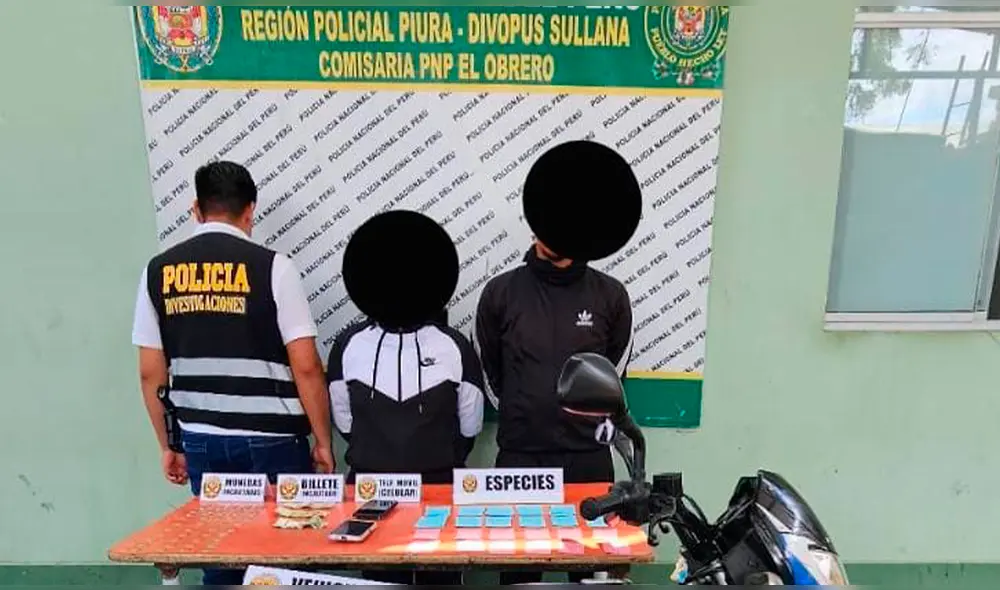 Detenidos formaban parte de 'Los Colochos de Sullana', según dijo la Policía. Foto: PNP