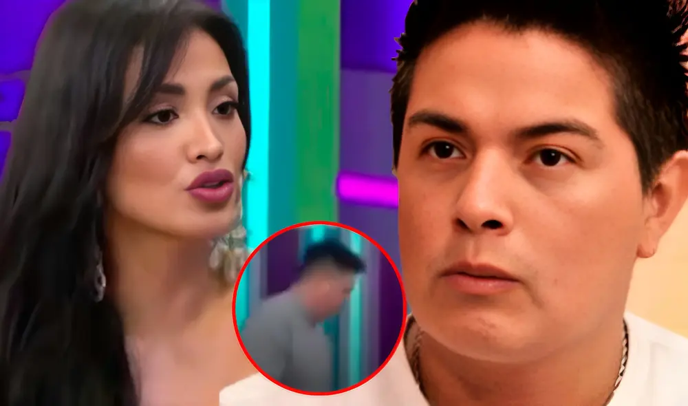 Leonard León descartó haber agredido a Karla Tarazona. Foto: Composición LR/captura/YouTube