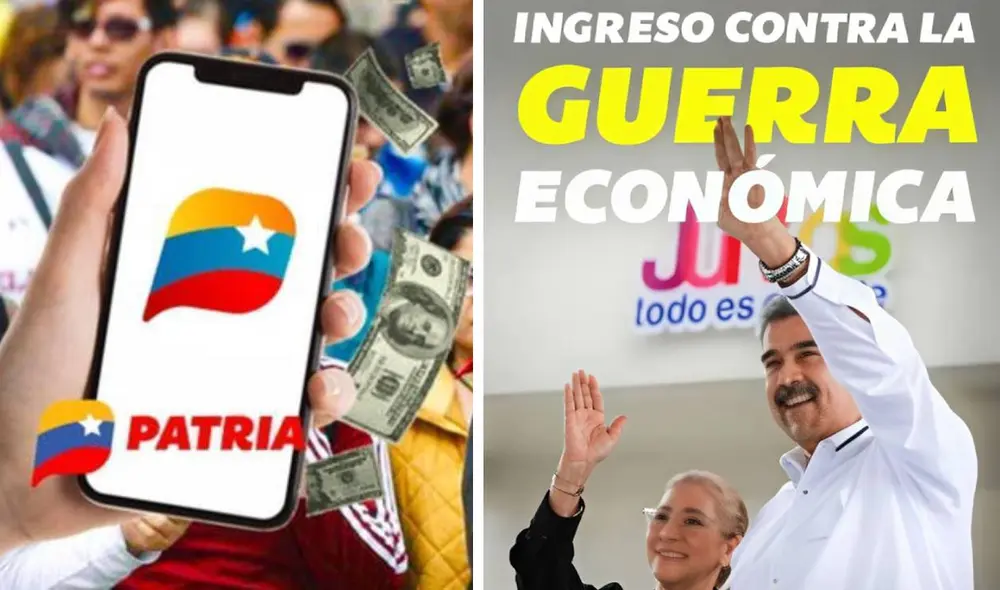 La mayoría de bonos se entregan por el Sistema Patria de Venezuela. Foto: composiciónLR/Patria