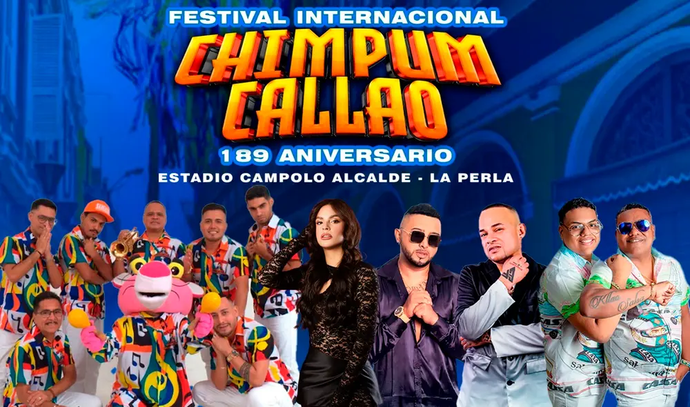 El Festival Chim Pum Callao 2025 se celebrará el 16 de agosto en el estadio Campolo Alcalde, con la participación de artistas peruanos como Zaperoko y K´Llao, y leyendas de la salsa internacional. Foto: difusión. El Festival Chim Pum Callao 2025 se celebrará el 16 de agosto en el estadio Campolo Alcalde, con la participación de artistas peruanos como Zaperoko y K´Llao, y leyendas de la salsa internacional. Foto: difusión.