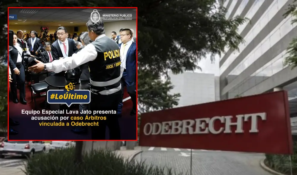 Fiscalía presenta acusación por caso árbitros vinculados a Odebrecht. Foto: Composición/LR