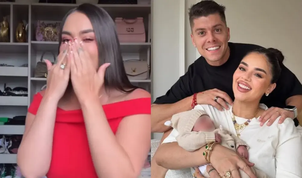 Natalia Segura e Ignacio Baladán tuvieron a su primer hijo en abril de 2025. Foto: Composición LR/Instagram