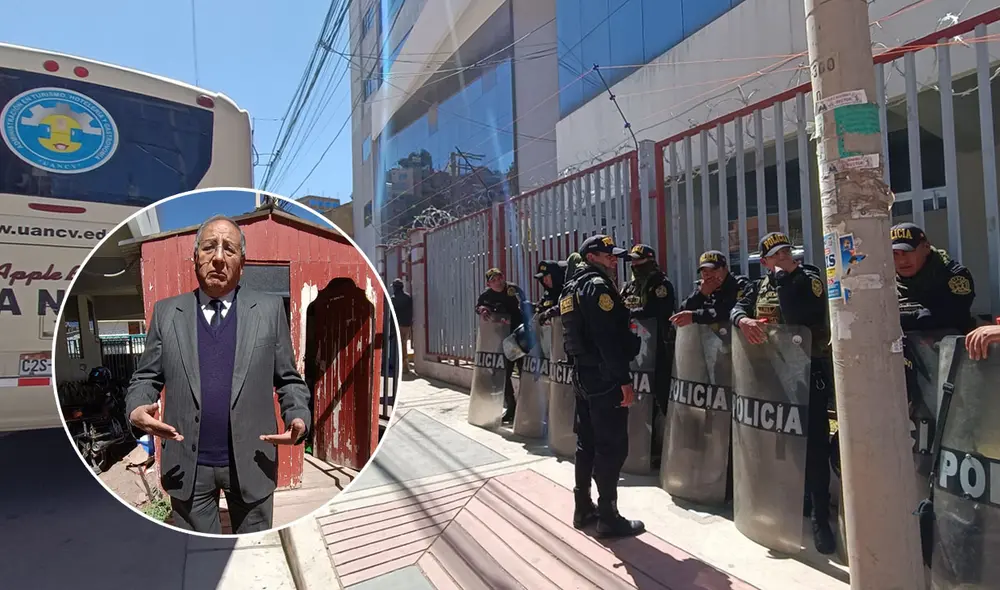 Rector Félix Ochatoma fue repuesto en el cargo tras recurso judicial. Foto: Liubomir Fernández - La República.0 Rector Félix Ochatoma fue repuesto en el cargo tras recurso judicial. Foto: Liubomir Fernández - La República.0