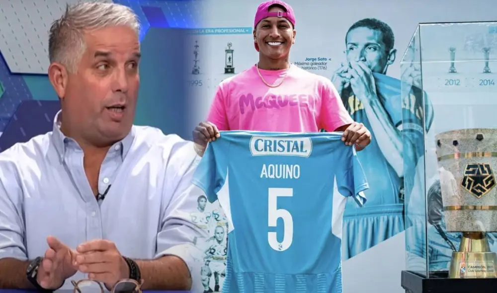 Diego Rebagliati revela que Pedro Aquino podría volver a Sporting Cristal. Foto: Lr/Movistar Deportes