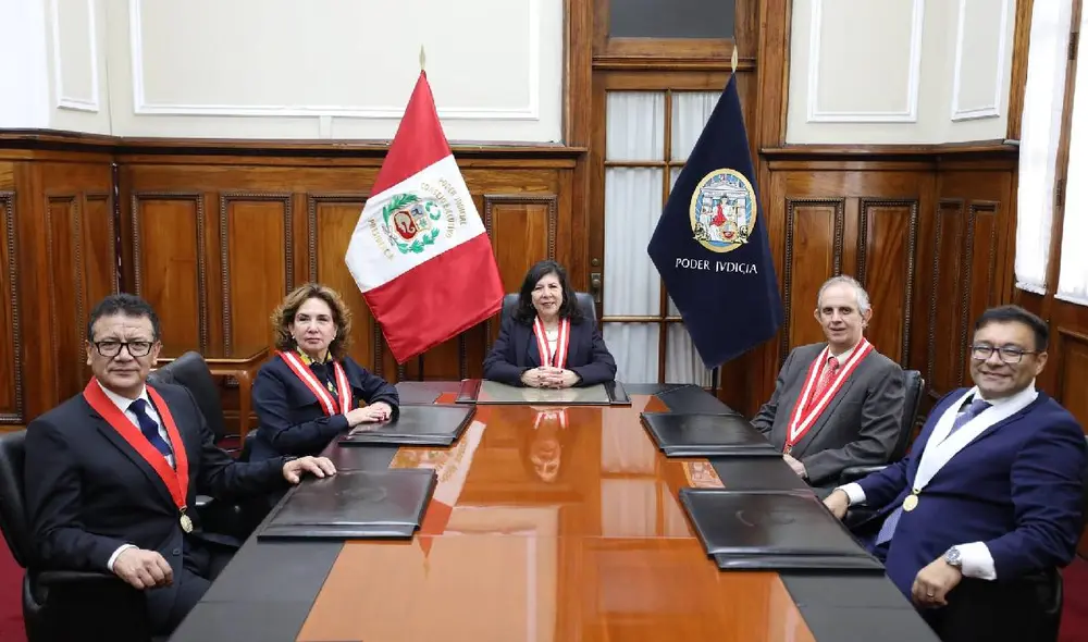 La votación se realizó en el Palacio Nacional de Justicia, presidida por Janet Tello Gilardi.
