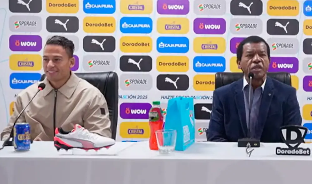 Cristian Benavente está apto físicamente para jugar con Sporting Cristal. Foto: composición LR/captura de Cristal TV