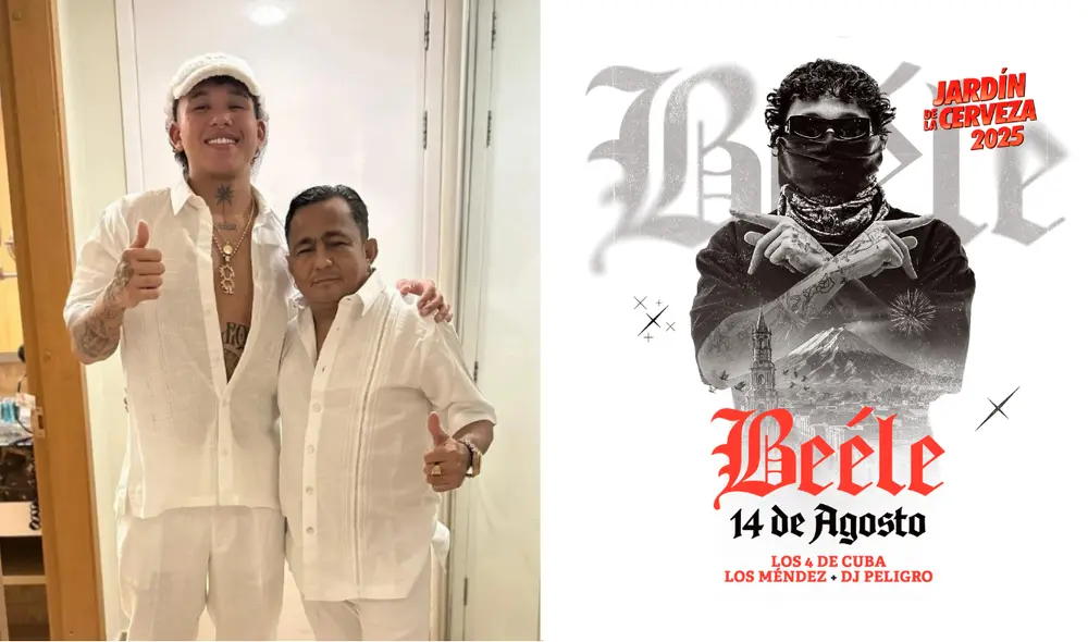 Fallece padre de Beéle, cantante colombiano, días antes de su show en Perú por el aniversario de Arequipa Fallece padre de Beéle, cantante colombiano, días antes de su show en Perú por el aniversario de Arequipa