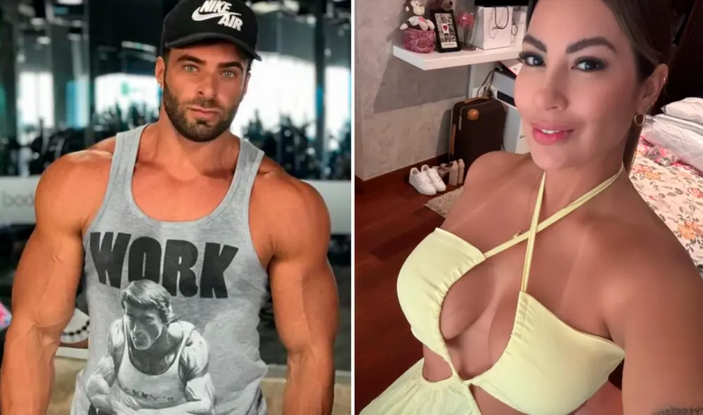 Renzo Spraggon asegura que Pamela López le dijo 'Me gustas' y que se dieron tres besos picos. Foto: Composición LR/Instagram.