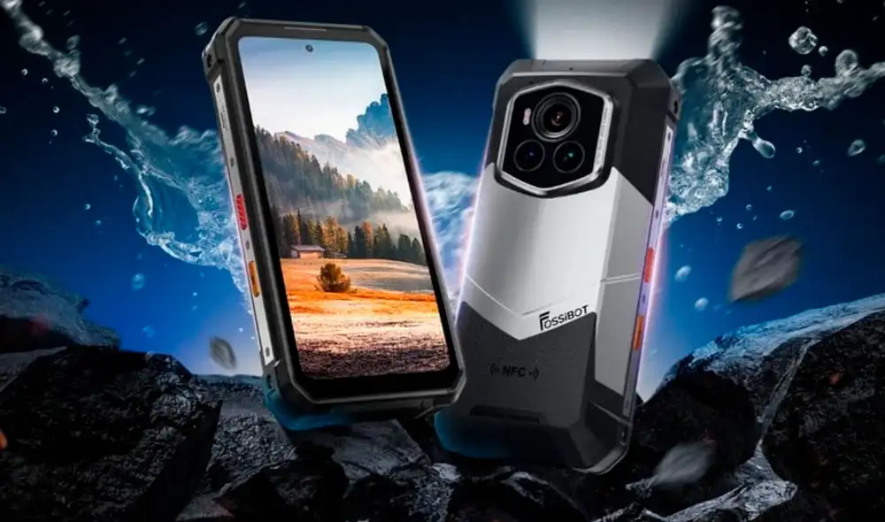 El Fossibot F107 Pro tiene una poderosa batería de 28.000 mAh. El Fossibot F107 Pro tiene una poderosa batería de 28.000 mAh.