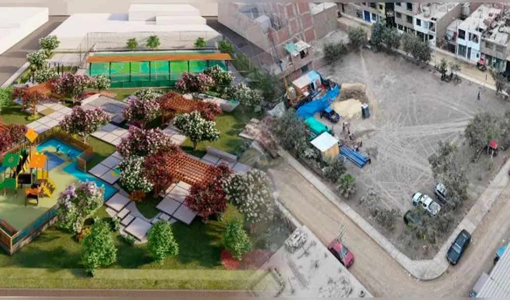 Municipalidad de Lima inicia obras de renovación en el parque La Floresta de Puente Piedra