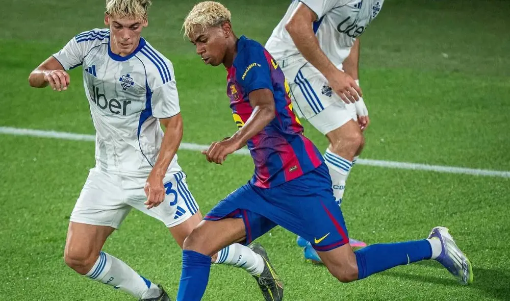 Rashford brindó una asistencia en el Barcelona vs Como. Foto: FC Barcelona