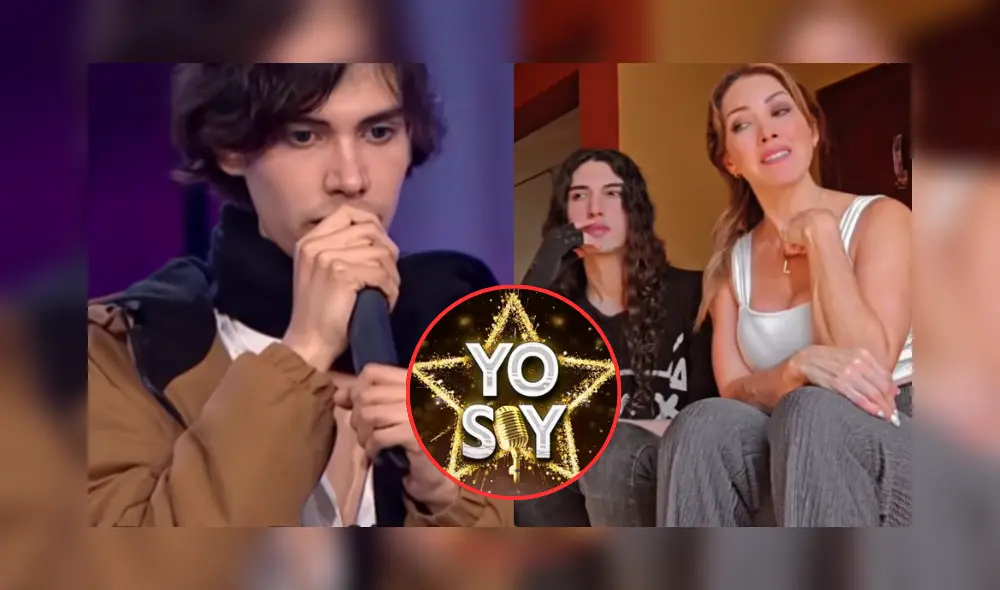 Mateo Ríos, hijo de la actriz colombiana, participó en 'Yo soy'.