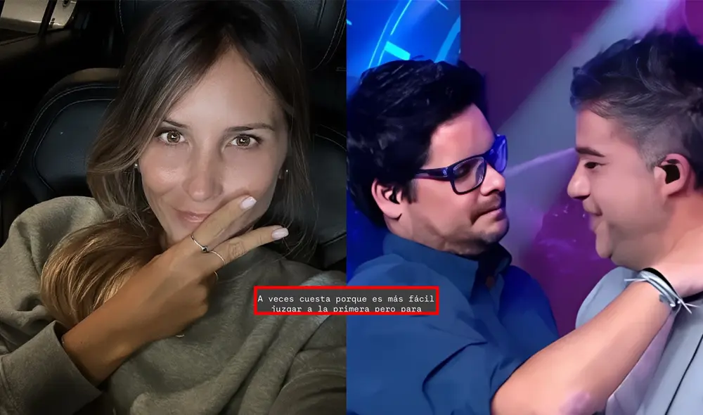 Esposa de Renzo Schuller lanza misterioso mensaje tras ser acusada de distanciar a Gian Piero Díaz. Foto: Composición LR/Instagram/captura Instagram/captura YouTube Esposa de Renzo Schuller lanza misterioso mensaje tras ser acusada de distanciar a Gian Piero Díaz. Foto: Composición LR/Instagram/captura Instagram/captura YouTube