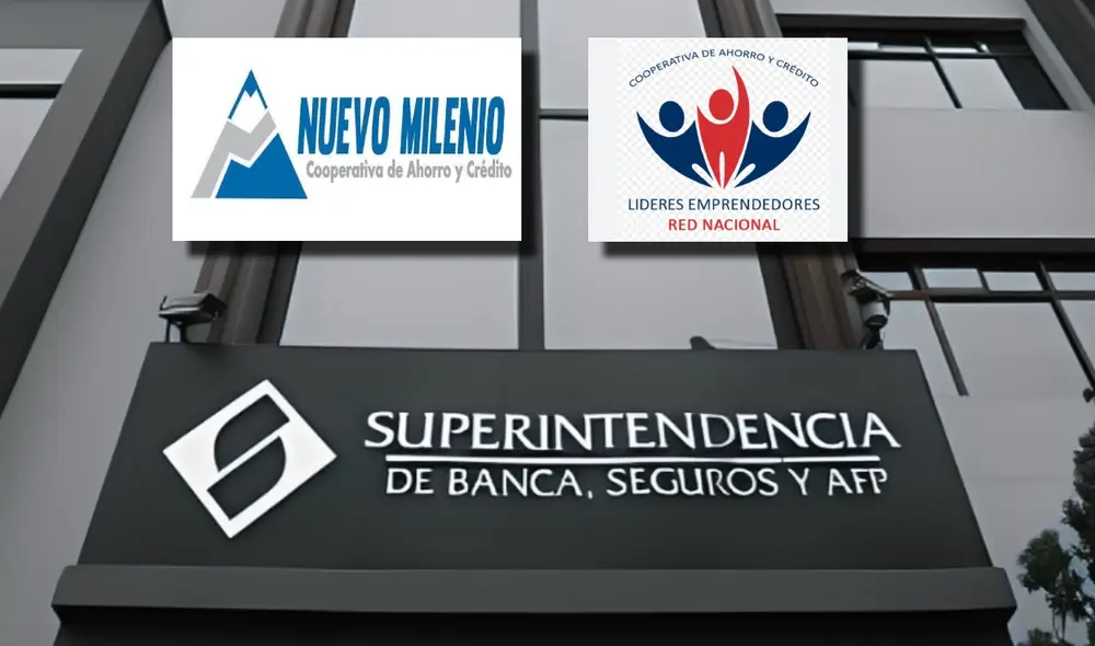 La SBS encontró deficiencias en estados financieros de cooperativas de ahorro y crédito Nuevo Milenio y Líderes Emprendedores.