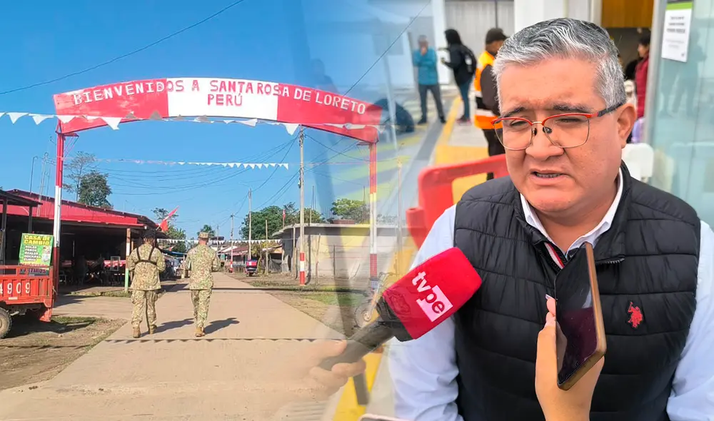 Juan Carlos Castro visitó la región Piura para inaugurar un puesto de vigilancia.