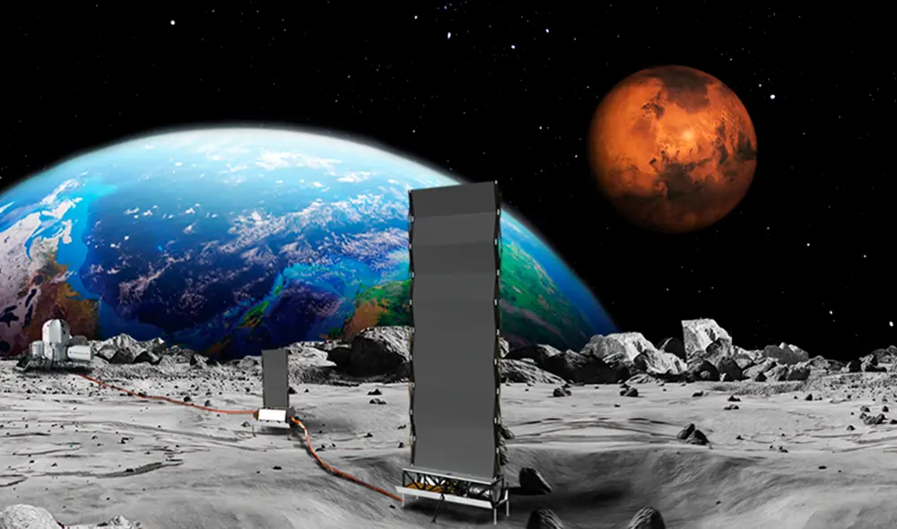 La NASA busca abastecer de energía sus bases lunares con reactor nucleares. Foto: NASA La NASA busca abastecer de energía sus bases lunares con reactor nucleares. Foto: NASA