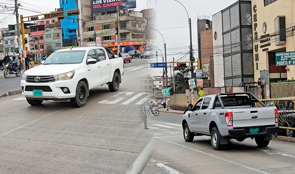 Alrededor de 20 vehículos en menos de una hora usaron los carriles exclusivos del Metropolitano en San Martín de Porres. Foto: Silvana Quiñonez Alrededor de 20 vehículos en menos de una hora usaron los carriles exclusivos del Metropolitano en San Martín de Porres. Foto: Silvana Quiñonez