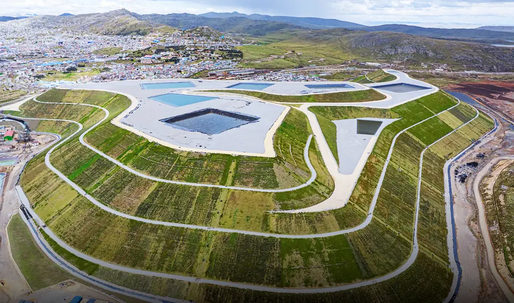 Durante cuatro décadas en el botadero Excélsior se acumularon 55 millones de toneladas de residuos mineros, ubicado en el distrito Simón Bolívar, Pasco. Foto: difusión