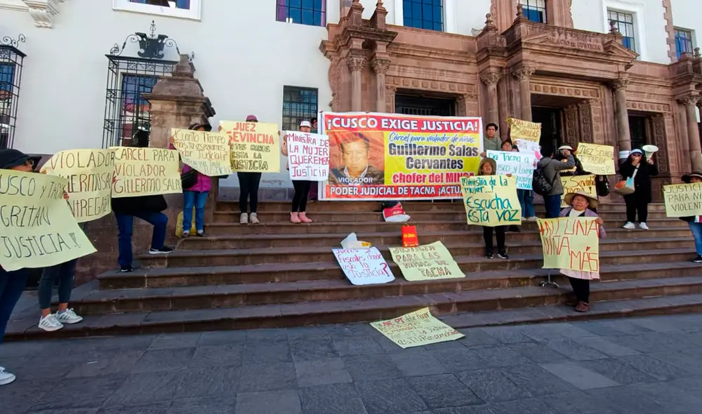 "Pedimos al juez que no sea cómplice de este señor", manifestó un poblador.