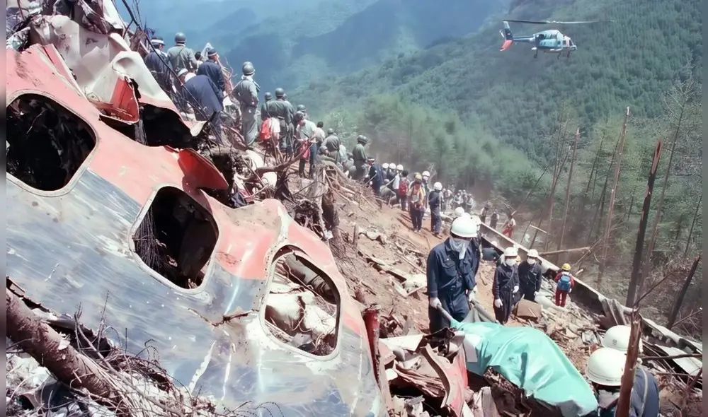 El vuelo 123 de Japan Airlines protagonizó la peor tragedia aérea de un solo avión, con 520 víctimas y solo 4 sobrevivientes.